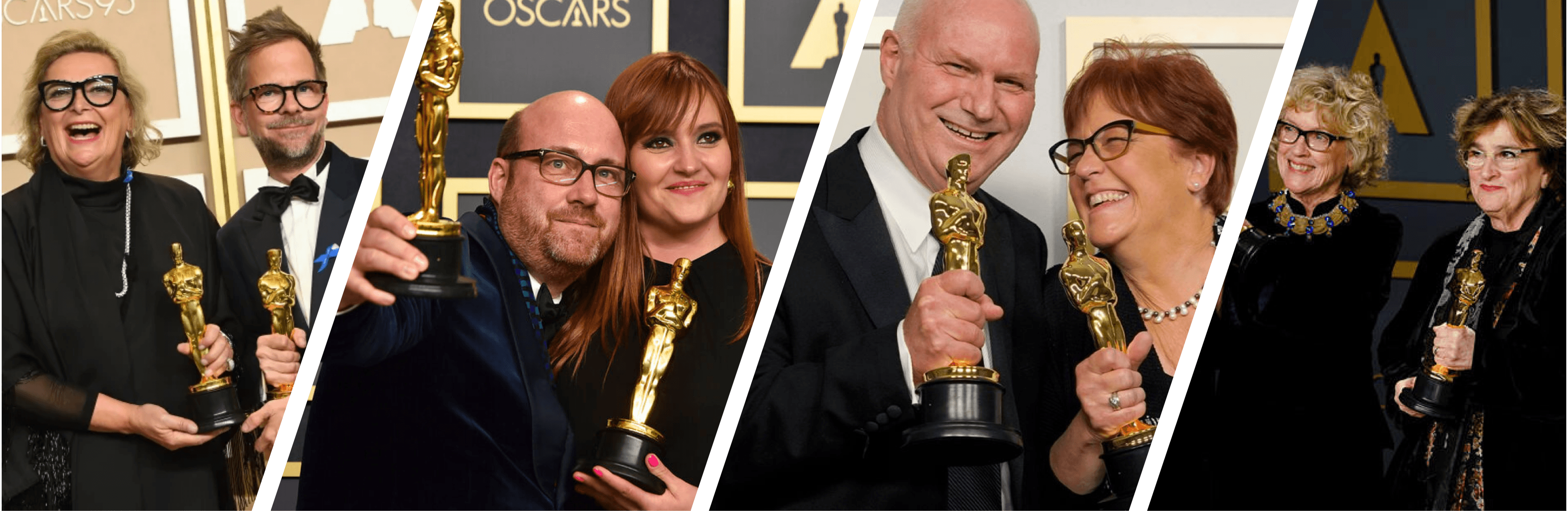 Photo depicts Oscar® winners from 2019-2023. Action Press; Jordan Strauss/Invision/AP; Chris Pizzello/Pool/AP; Owen Kolasinski/BFA.com
