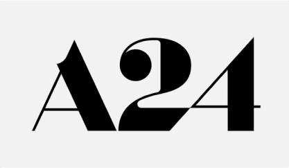 Brand logo for A24