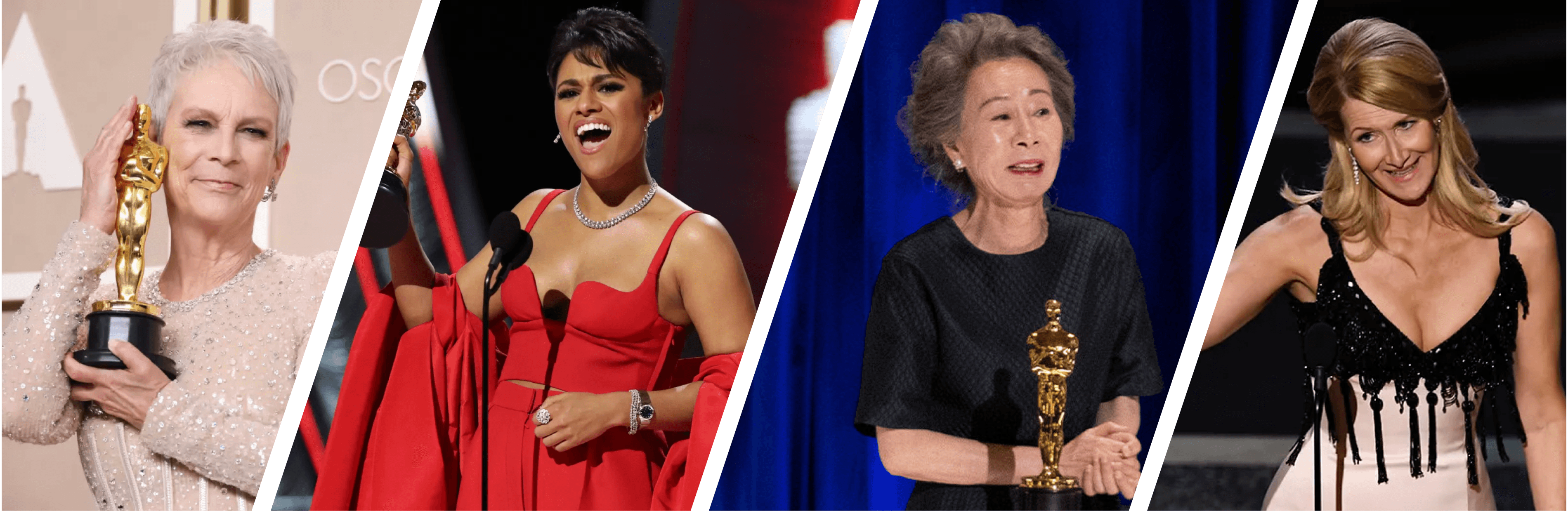 Photo depicts Oscar® winners from 2019-2023. Dania Maxwell/Los Angeles Times; ABC; Getty; Rob Latour/Shutterstock