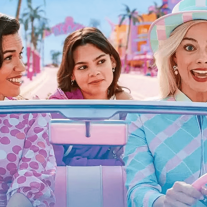 Barbie: image credit to Courtesy of Warner Bros.