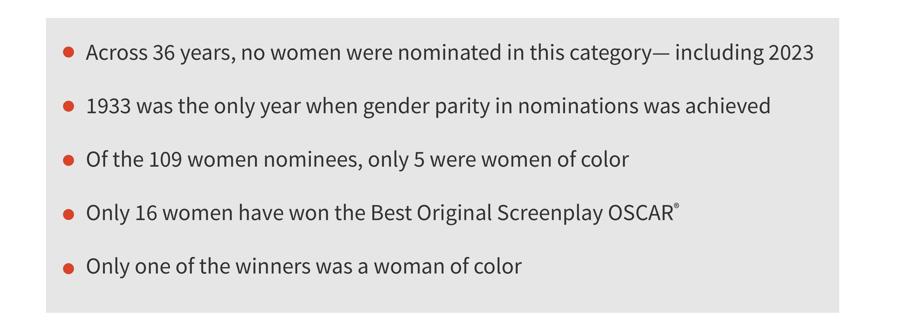 Women Nominees