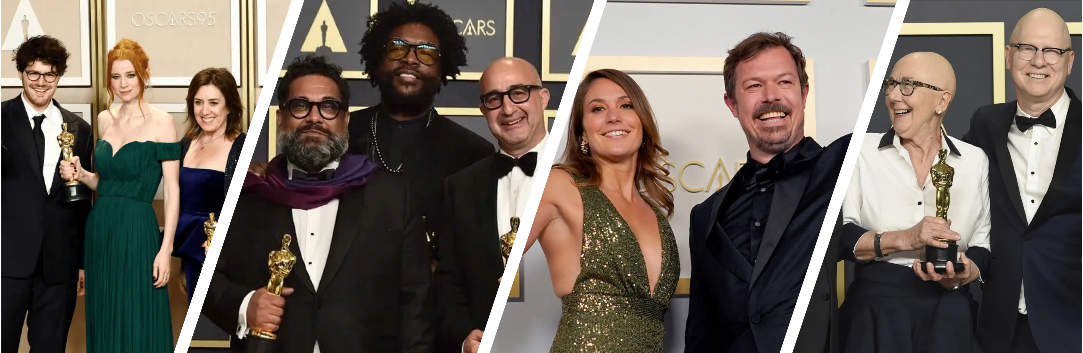 Photo depicts Oscar® winners from 2019-2023. Arturo Holmes/Getty Images; Jordan Strauss/Invision/AP; Chris Pizzello/AP; Jordan Strauss/Invision/AP