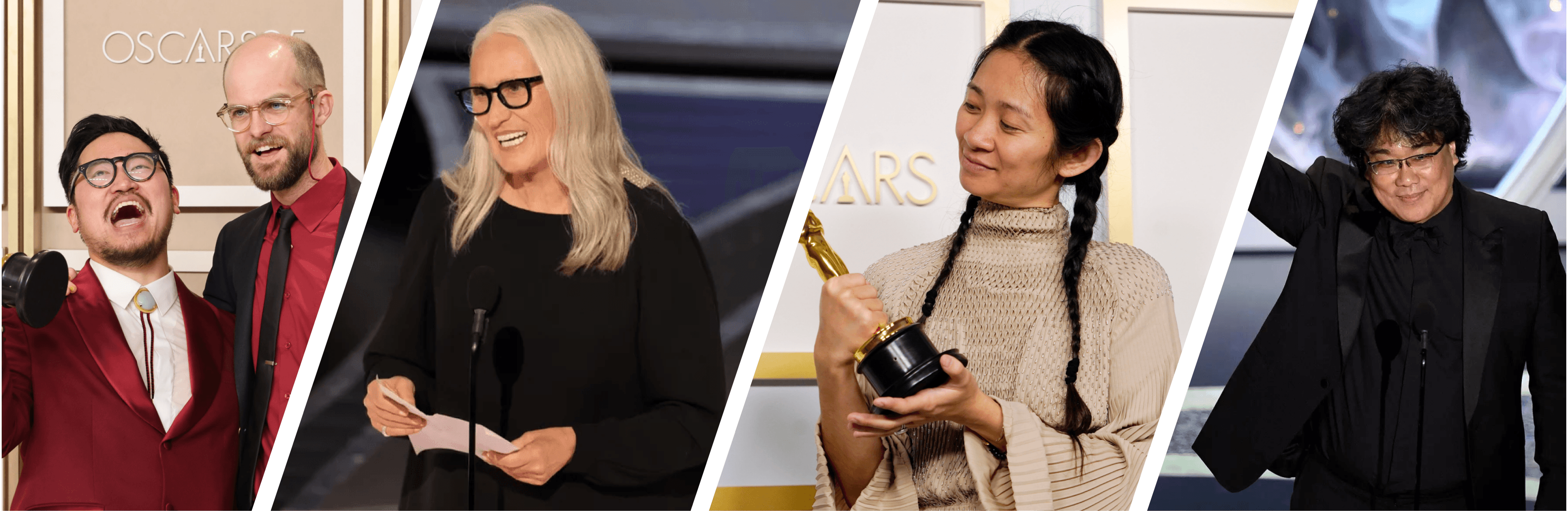 Photo depicts Oscar® winners from 2019-2023. Getty Images; Neilson Barnard/Getty Images; Pool via Getty Images; Kevin Winter/Getty Images