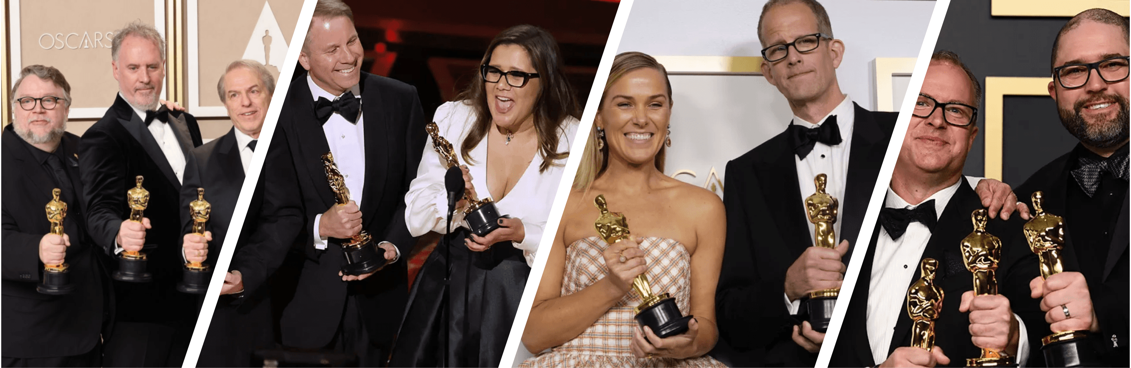 Photo depicts Oscar® winners from 2019-2023. Getty Images; Neilson Barnard/Getty Images; Pool via Getty Images; David Fisher/Shutterstock