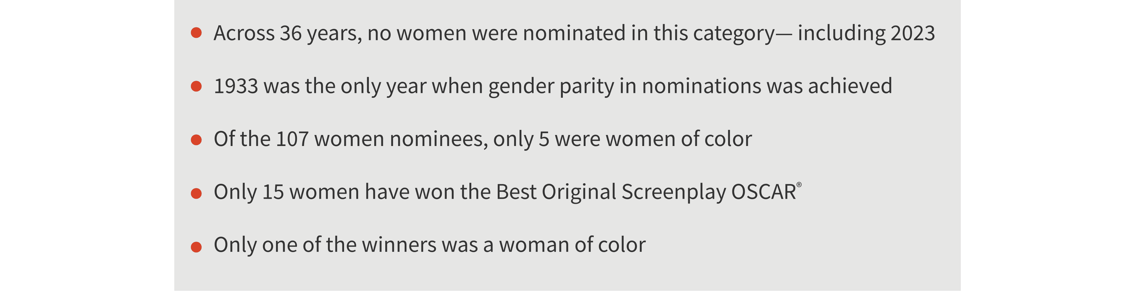 Women Nominees